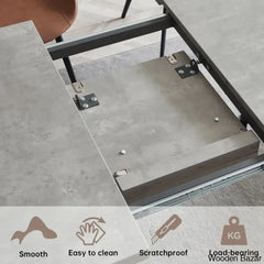 Toxen Latest 6 Seater Extendable Dining Set