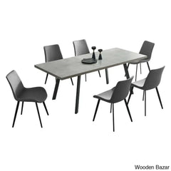 Toxen Latest 6 Seater Extendable Dining Set