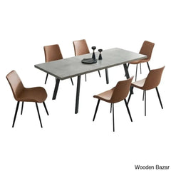Toxen Latest 6 Seater Extendable Dining Set
