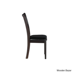 Twain Modern 4 Seater Solid Wood Top Dining Table Set