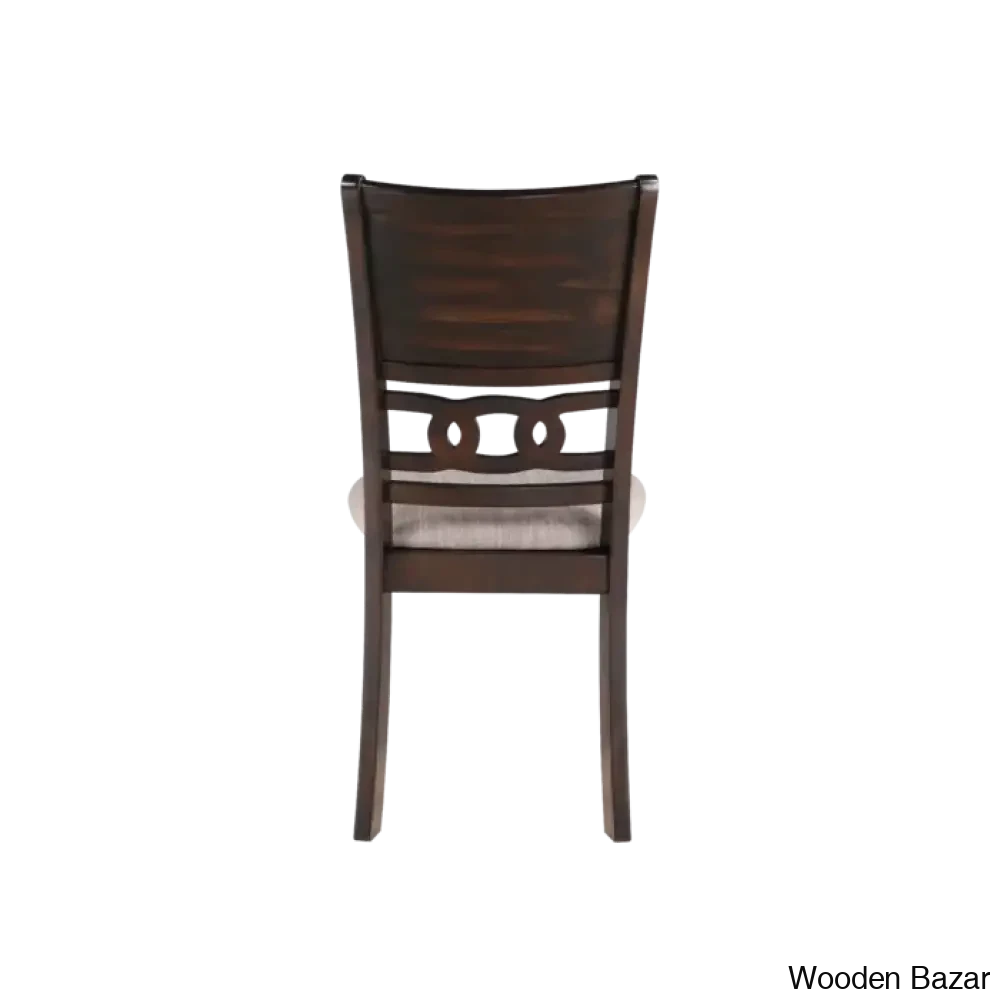 Twain Modern 4 Seater Solid Wood Top Dining Table Set