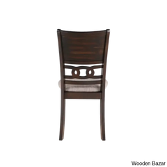 Twain Modern 4 Seater Solid Wood Top Dining Table Set