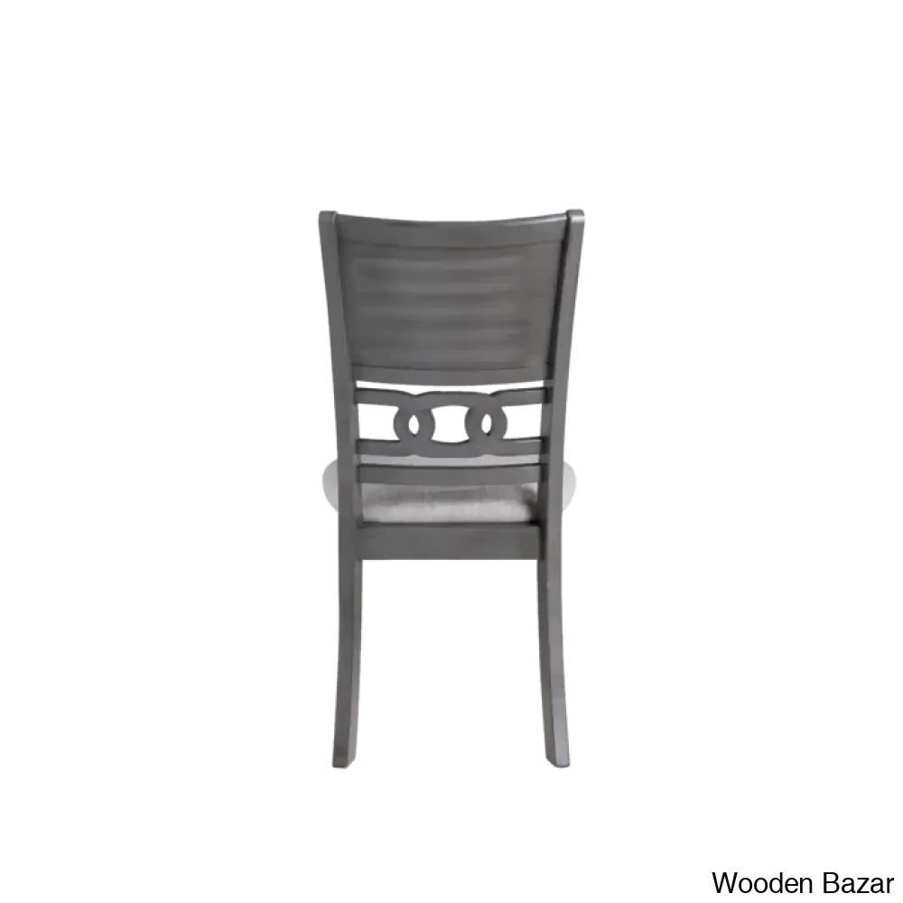 Twain Modern 4 Seater Solid Wood Top Dining Table Set