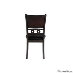 Twain Modern 4 Seater Solid Wood Top Dining Table Set