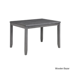 Twain Modern 4 Seater Solid Wood Top Dining Table Set