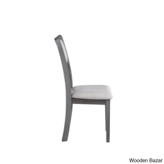 Twain Modern 4 Seater Solid Wood Top Dining Table Set