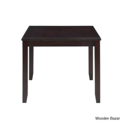 Twain Modern 4 Seater Solid Wood Top Dining Table Set