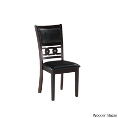 Twain Modern 4 Seater Solid Wood Top Dining Table Set