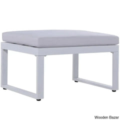 U_Style Industrial Outdoor Sofa Set - 2 Loveseats 1 Single Benches & Table For Versatile Patio