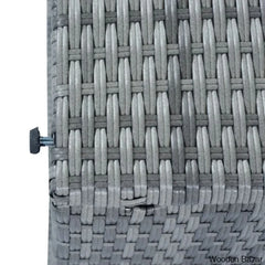 āU_Style Outdoor Patio Daybed Set With Retractable Canopy - Wicker Sunbed & Conversation For