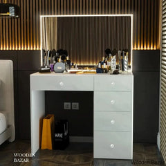 Vanity Dressing Table With Mirror And Light