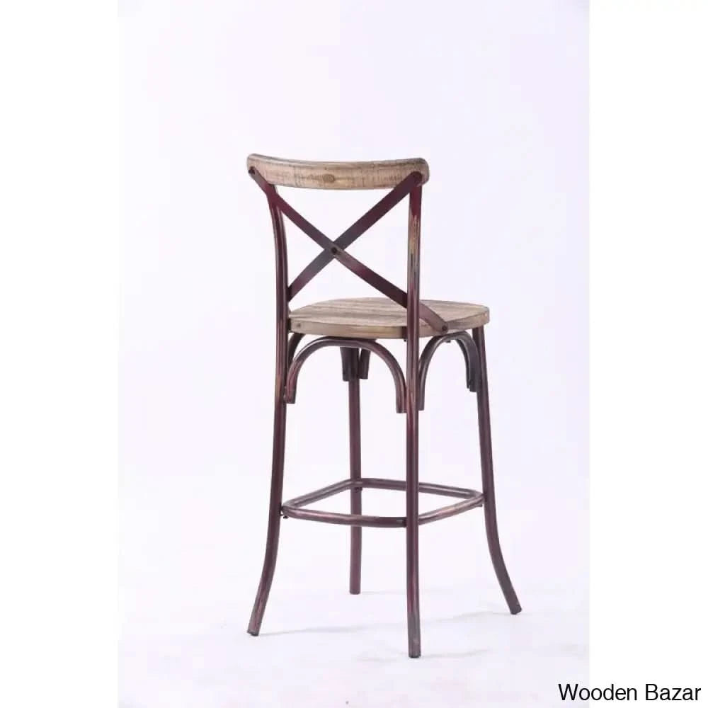 Vealem Swivel Yahir Bar Stool Counter Height Stools Dinning Chair