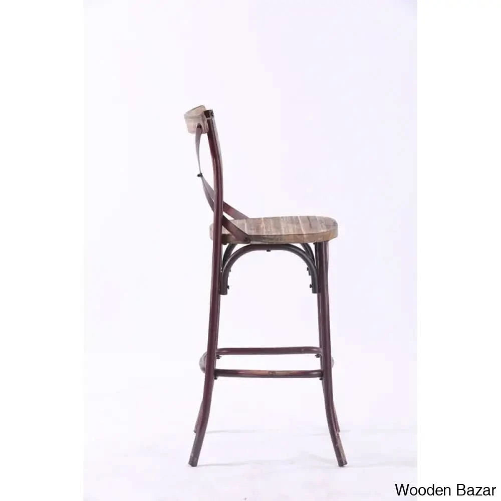 Vealem Swivel Yahir Bar Stool Counter Height Stools Dinning Chair