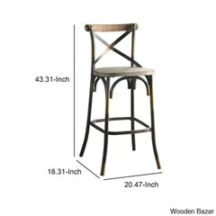 Vealem Swivel Yahir Bar Stool Counter Height Stools Dinning Chair