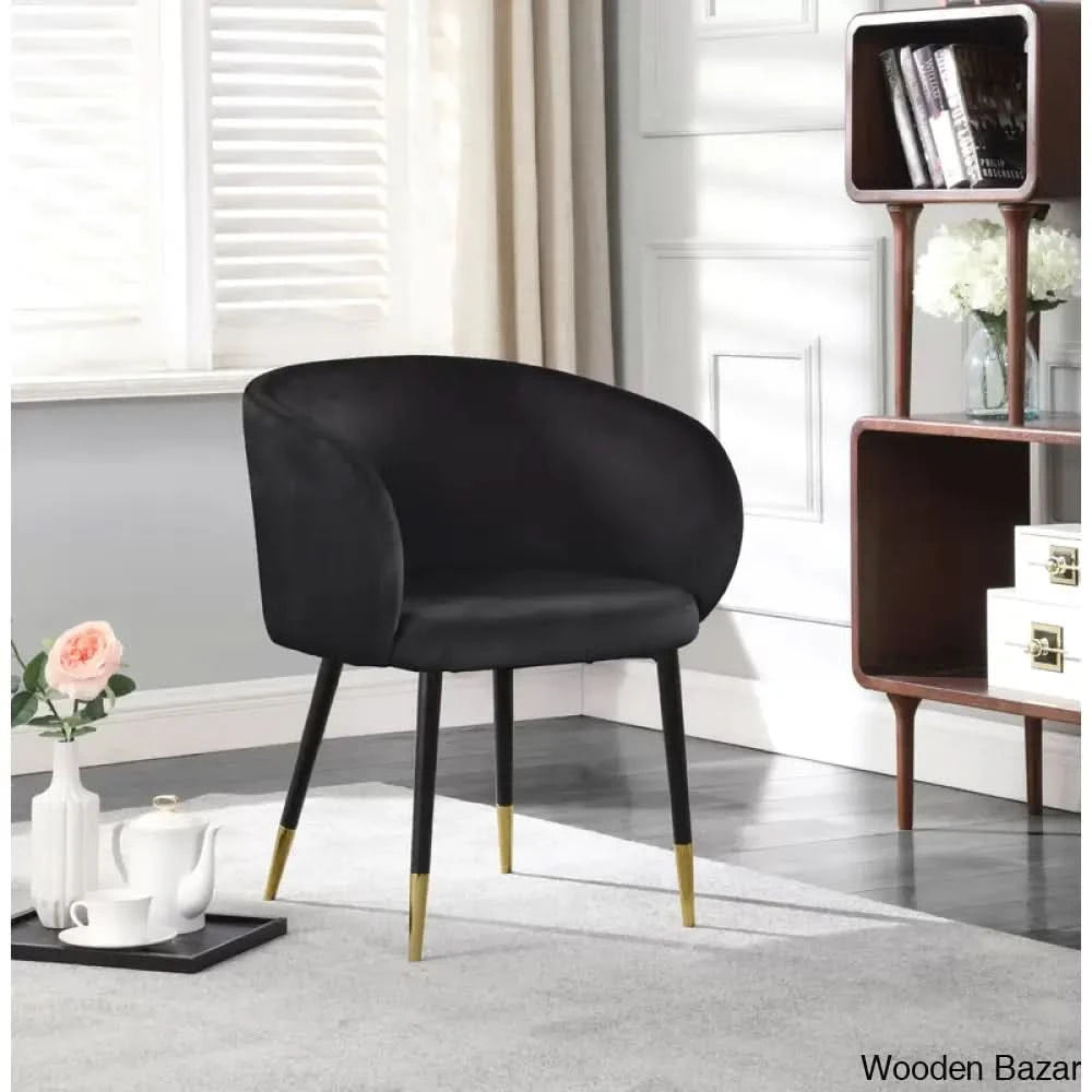 Velvet Arm Chair-1