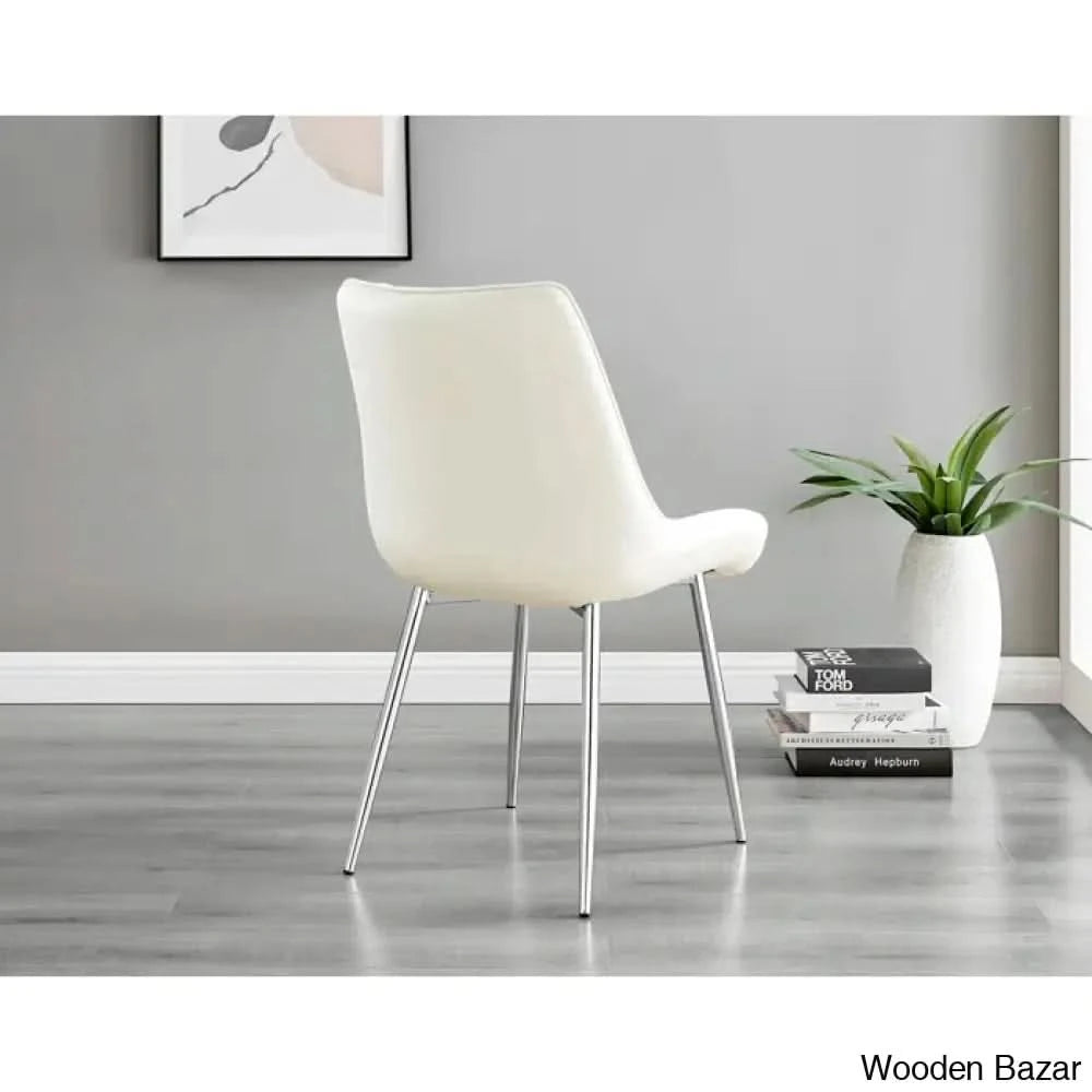 Vermacili Luxury 6 Seater Dining Table Set - Wooden Bazar