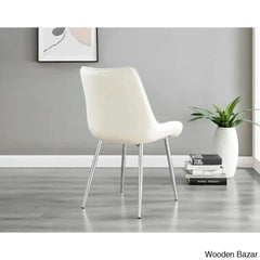 Vermacili Luxury 6 Seater Dining Table Set - Wooden Bazar