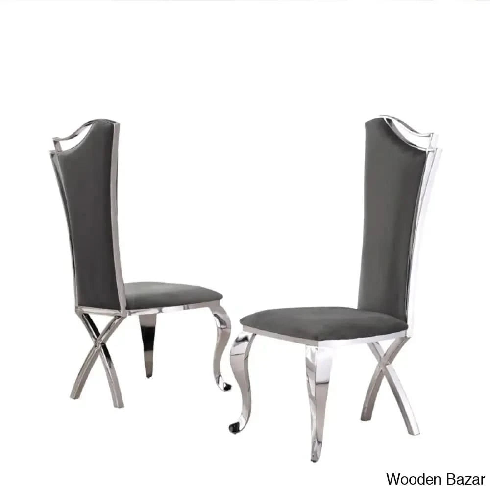 Waverly Best 5 Seater Marble Top Pedestal Dining Set