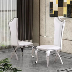 Waverly Best 5 Seater Marble Top Pedestal Dining Set