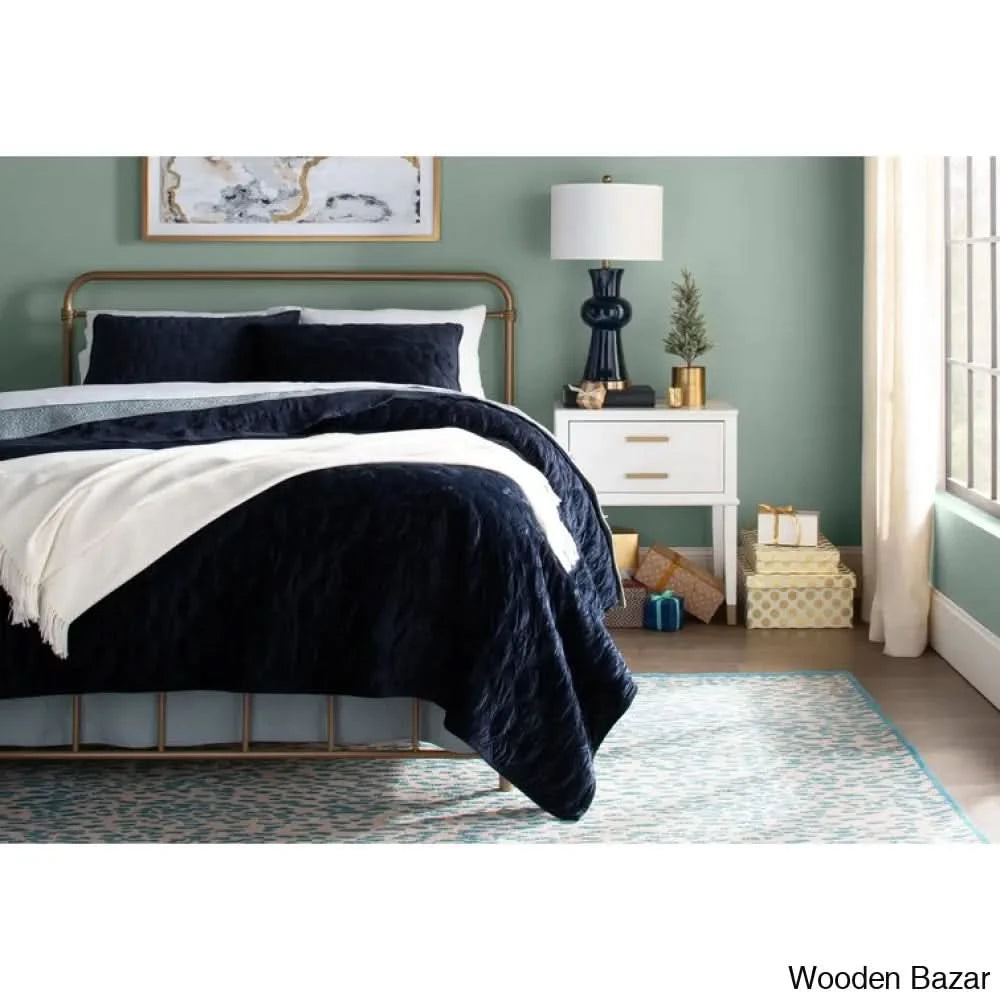 Bedside Table - Wooden Bazar