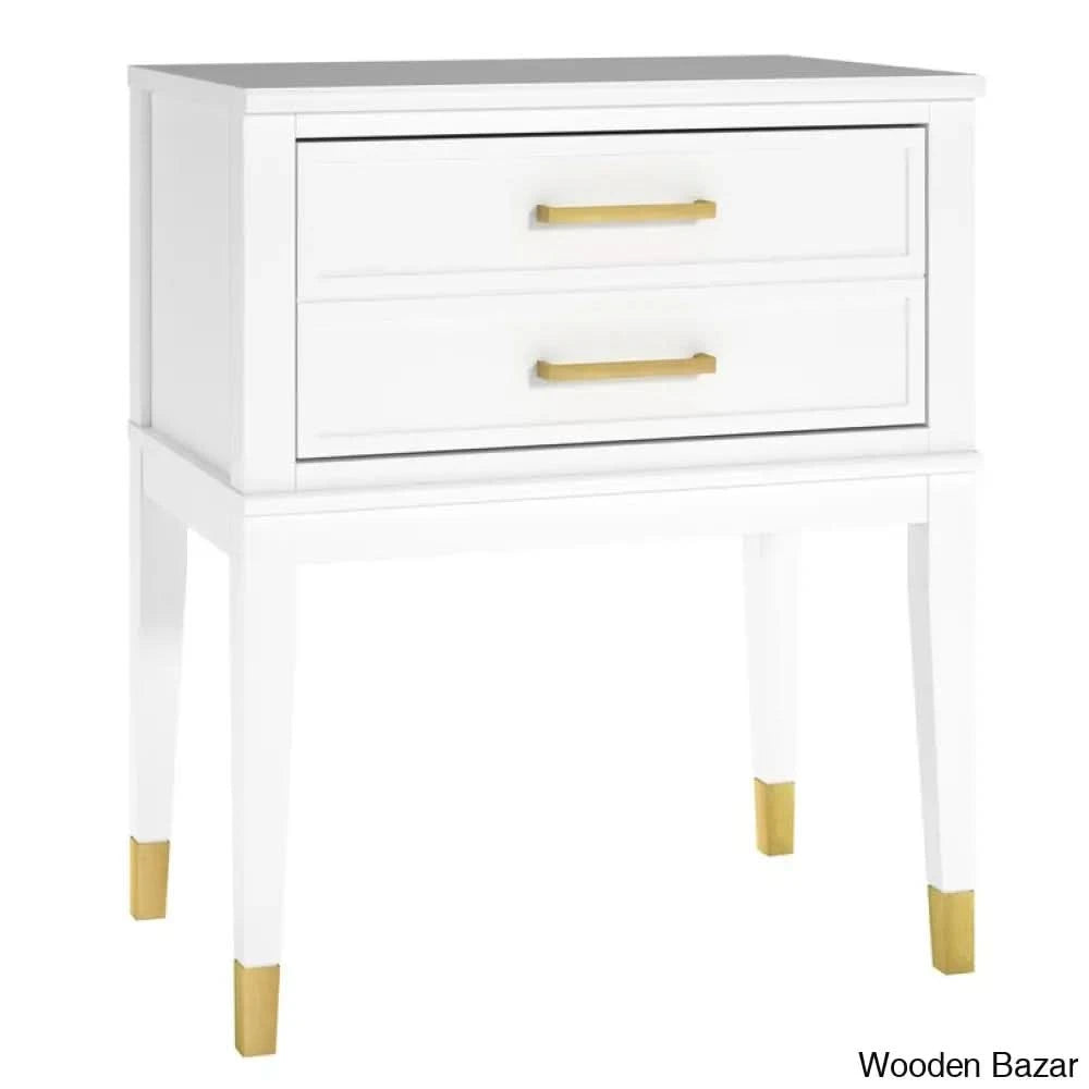 Bedside Table - Wooden Bazar