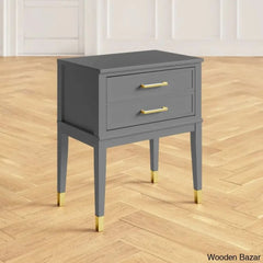 Bedside Table - Wooden Bazar
