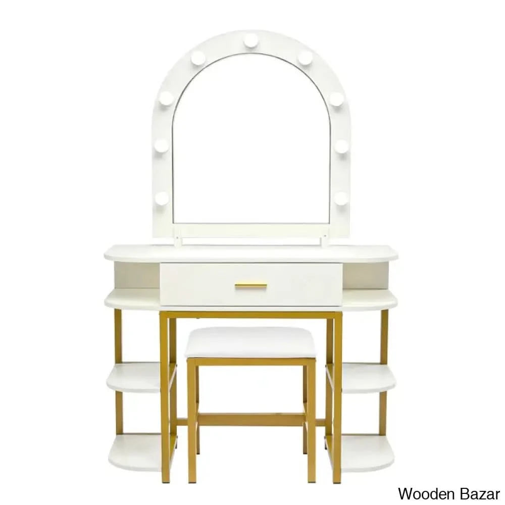White Dressing Table-4