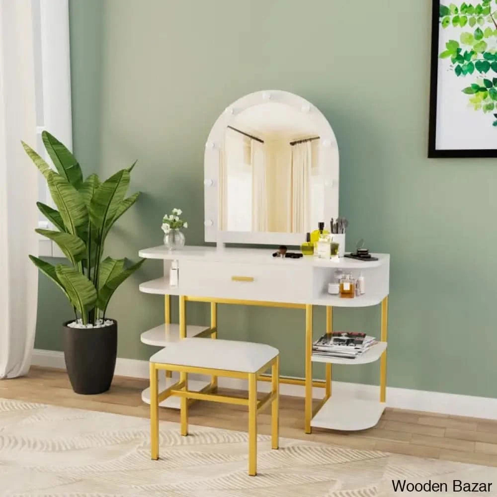 White Dressing Table-1