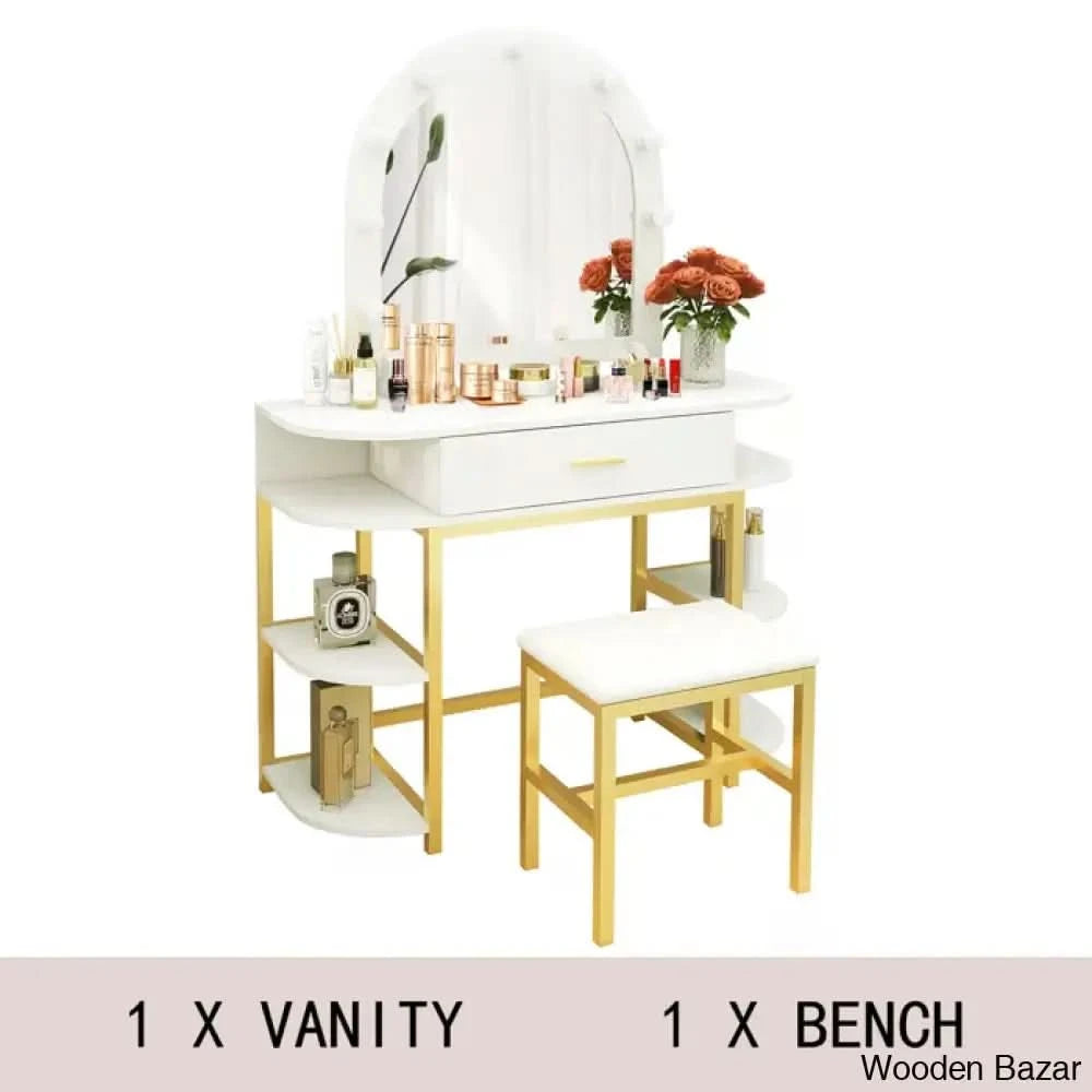 White Dressing Table-10