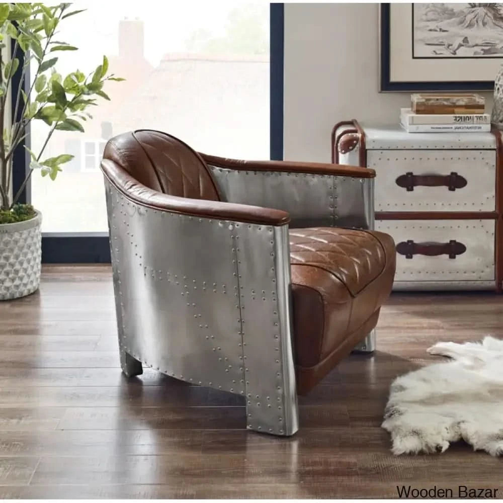Leather Arm Chair-11