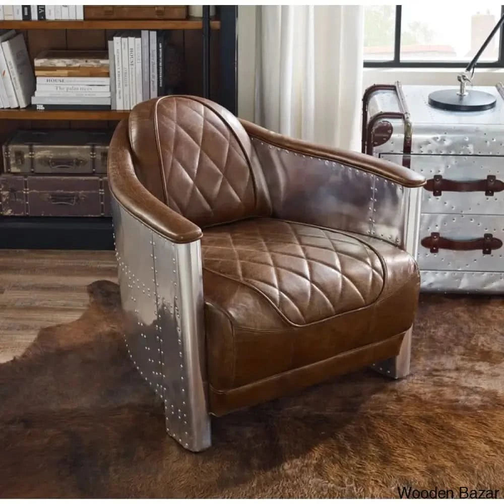 Leather Arm Chair-9