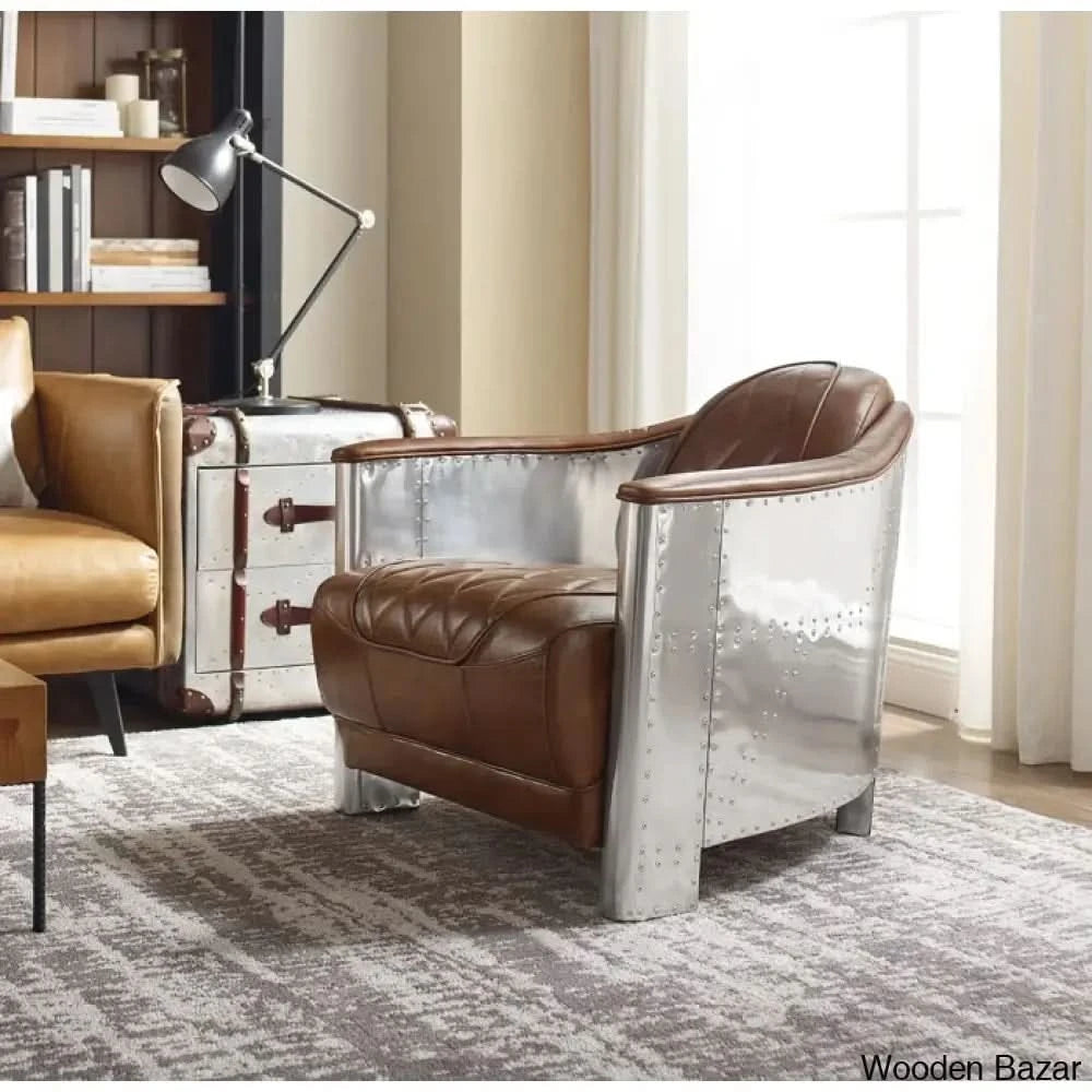 Leather Arm Chair-10