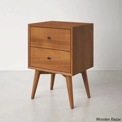 Bedside Table - Wooden Bazar