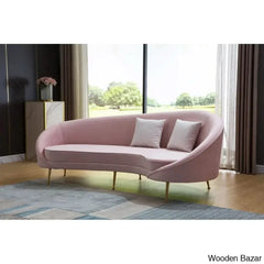 Wooden Bazar Curved Sofa-1