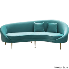Wooden Bazar Curved Sofa-12