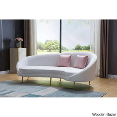 Wooden Bazar Curved Sofa-15