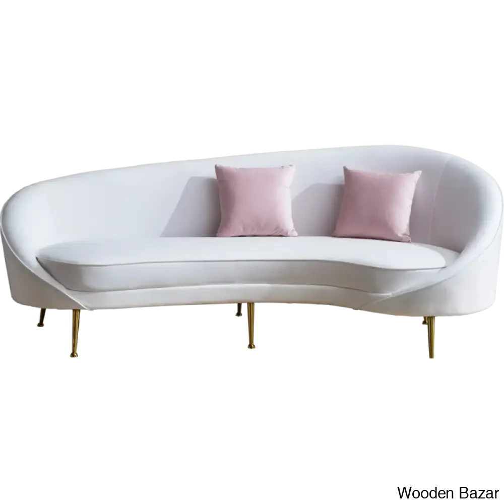 Wooden Bazar Curved Sofa-21