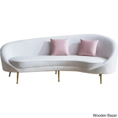 Wooden Bazar Curved Sofa-21