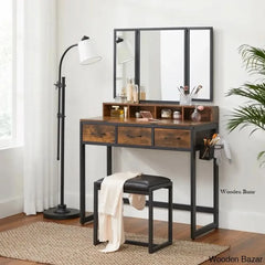 Wooden Bazar Haimes Vanity Dressing Table