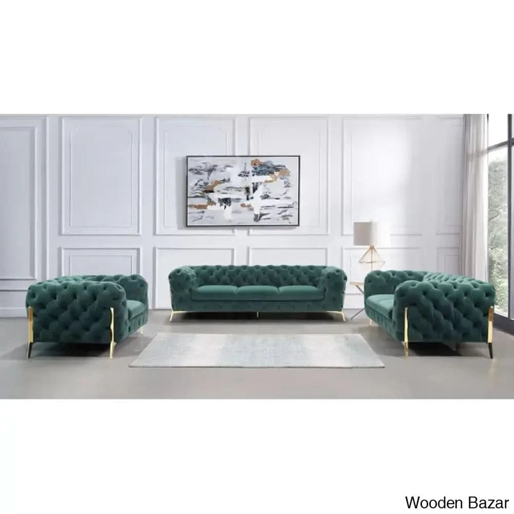 Wooden sofa set