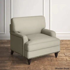 wide armchair wood