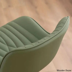 Zagero Swivel Adjustable Height Bar Stools Leather Upholstered Counter And Bar Modern Pub Stool