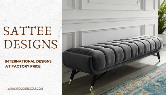 Discover Exquisite Settee Designs at WoodenBazar.com