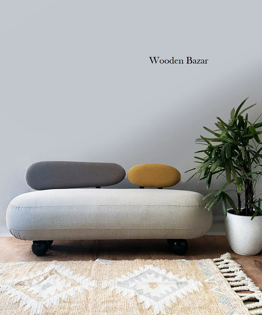 Premium Three Seater Sofa / Love Seat - Wooden Bazar