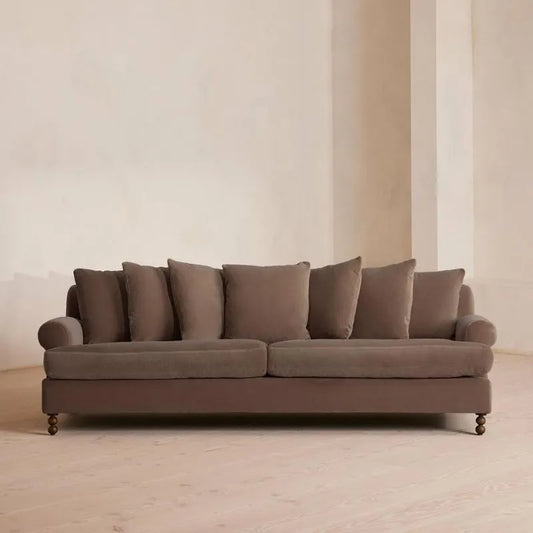 Nainey Stylish Four-Seater Sofa With Modern Elegance with Spacious Comfort