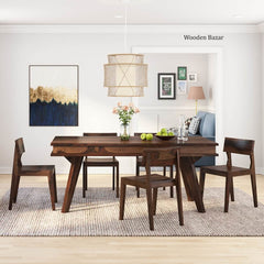 Contemporary Custom 6-Seating Rectangular Dining Table