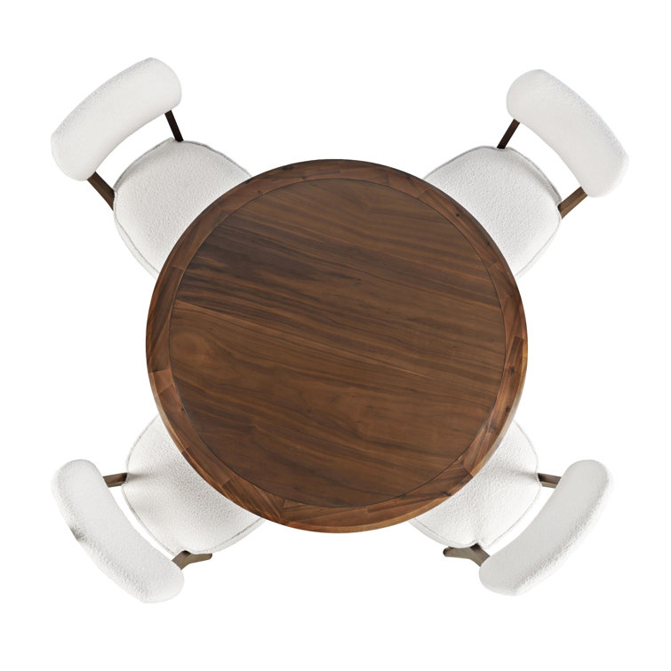 Traiden 5-Piece Counter Dining Set – Walnut