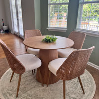Alexandrina 4-Piece Round Dining Set