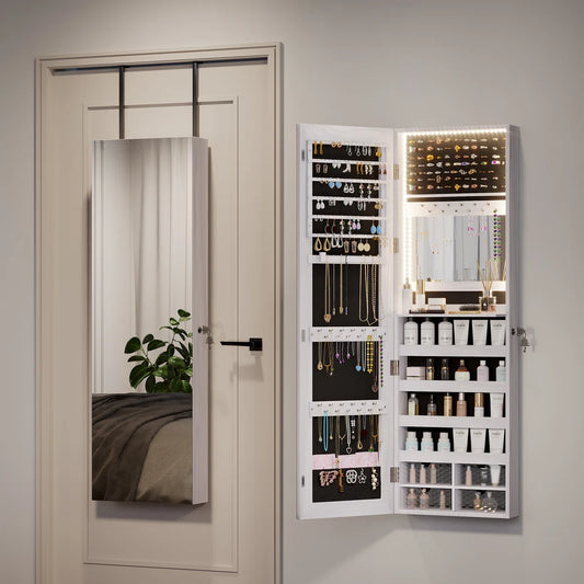 Haipur Jewelry Armoire - Wooden Bazar