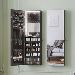 Haipur Jewelry Armoire - Wooden Bazar